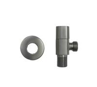 Ensemble de douchette bidet portable haute pression à double mode, pistolet de pulvérisation en acier inoxydable, accessoires de salle de bain autonettoyants(Grey Valve Only)