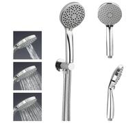 Ensemble de douchette Crosswater Kai 3 positions chrome WISPPACKAGE4