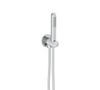 Ensemble de douchette VitrA Liquid A42796 90 x 130 x 260 mm, douchette de diamètre 36 mm, chromée