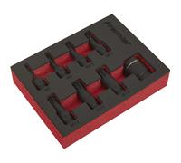 Ensemble De Douilles À Chocs Spline Sealey AK5622 8 Pièces 3/8" Carré