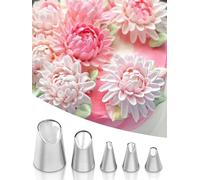 Ensemble de douilles de décoration de gâteaux en forme de tournesol et de pivoine - 81 80 79 402 202 L
