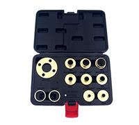 Ensemble de douilles de guidage de routeur métrique Premium Kit de Guides de routeur de modèle en laiton avec Kit de douille de Guide d'adaptateur d'écrou de blocage 11 pièces/ensemble Pour le bricola