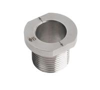 Ensemble de douilles de perçage en acier inoxydable pour le travail du bois - Guide de localisation de trous de 8 mm et 15 mm avec gabarit de cheville M20, stabilisateur de foret (8 mm)