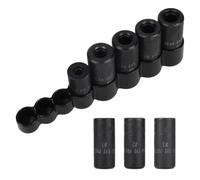 Ensemble de douilles de robinet 70500 - Ensemble de douilles de robinet utilisées avec entraînement de 6,35 mm et 9,5 mm - Convient pour NPT de 1/2" et 1/8" - Robinets métriques MCTi standard jusqu'à