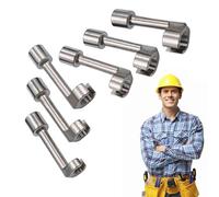 Ensemble de Douilles de Transmission - Chrome molybdène, kit de clés pour injecteurs en Acier, Collection de Douilles pour Ouverture à Haute résistance, Outil Automobile résistant à la, att