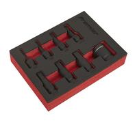 Ensemble De Douilles Hexagonales À Chocs Sealey 8 Pièces 3/8" Carré Drive AK5620