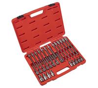 Ensemble De Douilles Hexagonales Sealey 30 Pièces 1/2" Carré Drive AK2196
