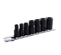 Ensemble De Douilles Torx Inversées À Impact Laser 3/8"D 1/4"D 7Pc Noir 0897