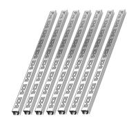 Ensemble de drainage de tranchée en acier inoxydable 304, canal de drainage fin, grille amovible for une gestion efficace de l'eau(7pack 7x5cm)