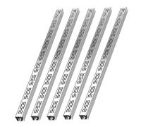 Ensemble de drainage de tranchée en acier inoxydable 304, canal de drainage fin, grille amovible for une gestion efficace de l'eau(5pack 10x5cm)