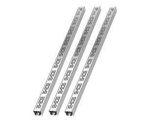 Ensemble de drainage de tranchée en acier inoxydable 304, canal de drainage fin, grille amovible for une gestion efficace de l'eau(3pack 20x5cm)