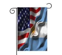Ensemble de drapeaux de jardin « Amérique contre Argentine » (12,5 x 18 pouces), couleurs vives, pour la décoration extérieure de votre maison ou jardin. Idéal pour offrir.