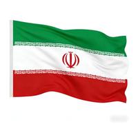 Ensemble de drapeaux iraniens pour patriotisme et décoration, résistant aux UV et à la décoloration, double