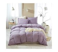 Ensemble de draps de lit Cover Couverture Frange Trim Deisgn Furball Tasseles Tasselles Set Hairball Couvre-Cover Lit Soft King Soft King = Taille de Couette de Couette (Couleur: H-1, Taille: Full 3