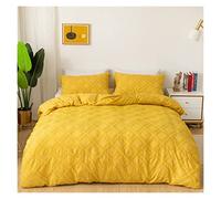 Ensemble de draps de lit TFBHL Sett GÉOMÉTRIQUE Couverture Coupe SQUÉE Moteur SQUÉLIER Le SOFF COURTURE DE Couleur DE Couleur Soft Microfibre Couvrette avec doublures de lit de Fermeture à Fermeture