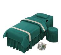 Ensemble de Draps de Table de Massage Ensembles de literie for Salon de beauté, draps épais, couvre-lit, taie d'oreiller, housse de couette, for Salon de beauté, 4 pièces(2,190x80)