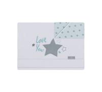 Ensemble de draps pour lit Love You - Menthe