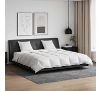 Ensemble de Duvet avec oreiller Blanc Plume de canard Linge moderne vidaXL vidaX