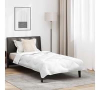 Ensemble de Duvet d'Hiver 2 pcs Blanc 155 x 200 cm Microfibre