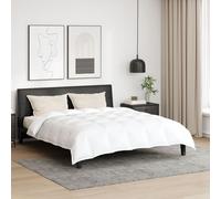 Ensemble De Duvet D'hiver Avec Oreiller 3 Pcs Blanc 200 X 220 Cm