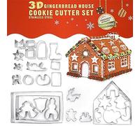 Ensemble de Emporte-pièce de Noël, FantasyDay Lot de 28 Anniversaire Emporte Piece Patisserie en 430 Acier Inoxydable - Cookie Cutter Decoupoir Pâtisserie pour Cuisine Biscuit Cake Pâte Muffin Gâteaux