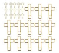 Ensemble de en forme de dorée - 100 pièces de en métal, clips de rangement compacts pour augmenter l'ordre, accessoire de papeterie élégant, robuste et réutilisable | Bureau