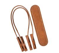 Ensemble de fabrication de bracelets traditionnels en cuir synthétique avec cordon de 78 cm, accessoires d'artisanat pour sacs uniques, ensemble de sangles rétro multifonctions, marron, One Size