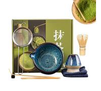 Ensemble de fabrication de matcha | Fouet à matcha professionnel, outils de cérémonie du thé pour les chercheurs de bien-être, les baristas à domicile, les rituels du matin, la méditation et le yoga