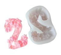 Ensemble de fabrication de numéros en silicone flexible pour personnaliser les loisirs créatifs et les matériaux sûrs pour la décoration de la maison Numéro d'anniversaire en silicone