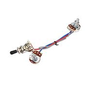 Ensemble de Faisceaux de Câbles, Ensemble de Faisceaux de Câbles avec Interrupteur précâblé à 3 Voies pour Guitare électrique à Double Circuit électronique