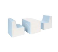 Ensemble de fauteuils chambre enfant blanc bleu pastel Blanc G