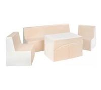 Ensemble de fauteuils chambre enfant blanc, cappuccino