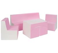 Ensemble de fauteuils chambre enfant blanc, rose (pastel)