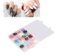 Ensemble de Faux Ongles à Presser, 576 Pièces, Couverture Complète, Couleur Pure, à la Mode, Presse sur Faux Ongles, pour Femmes et Filles, Nail Art DIY