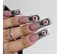 Ensemble de faux sabots verts pour Halloween - Organe de vue - Confortable - Persiste - Substance ABS - Imperméable - Pour femme - Thème de fête - Longue pipe à eau frauduleuse