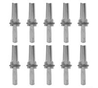 Ensemble de fendeuses de pierre, avec 10 cales et cales à plumes, kit de fendage de roche, outils de carrière pour granit de roche, béton, outil à main 5/8"