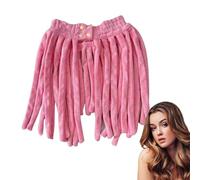 Ensemble de fer à friser sans chaleur, bandeau avec bonnets pour cheveux secs 2 en 1 | Bigoudis pour cheveux, absorbent rapidement l'eau, formes de pâte pour cheveux longs, cheveux