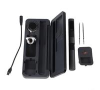 Ensemble de fer à souder avec boîte de rangement pour établi mobile HS-02, chauffage rapide 100 W PD/QC/DC, pour corps en alliage d'aluminium CNC, écran couleur de 0,96", (pour HS-02B haut)