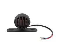 Ensemble de feu arrière de Frein de Moto Vintage Universel 12 V, feu de Circulation Haute luminosité avec Style de calandre, Construction Durable pour Les projets de Moto