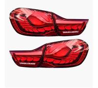 Ensemble De Feu Arrière Pour BMW Pour Série 4 Pour M4 2013-2020 Pour GTS F32 F36 F82 F83 Ensemble Feux Arrière Dragon Scale Feu Arrière LED Clignotant Frein DRL Lampe(RED 2013-2019)