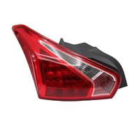 Ensemble De Feu Arrière Pour Nissan Pour Tiida Pour Hatchback 2011-2015 Accessoires De Voiture Feu Arrière Avertissement Feu De Freinage Boîtier De Feu Arrière(Red-Left)