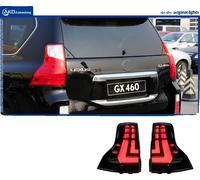 Ensemble de feux arrière à LED pour Lexus GX460, clignotant dynamique, visibilité supérieure, noir