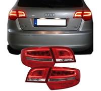 Ensemble De Feux Arrière LED Rouges Blancs Pour Audi A3 Sportback 5DR 03-08 DEPO