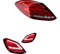 Ensemble de feux arrière pour Benz W205, clignotant dynamique, feu de stop à LED, Pour 15-18 Rouge