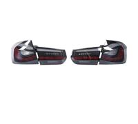 Ensemble de Feux Arrière pour BMW Série 3 F30 F35 F80 M3 2012-2018 Feu arrière Feu arrière Feux arrière Full LED Dynamic DRL Feu Stop Automobile Cache Feu Arrière(Smoke)