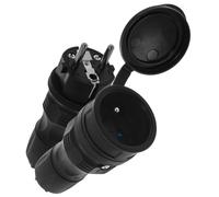 ENSEMBLE DE FICHE ET DE PRISE EXTRÊME IP54 NOIR - E+97-0003