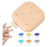 Ensemble de fichiers à ongles électriques - chaux à ongles rechargeables et silencieuses pour et jeunes , avec 6 tampons de polissage interchangeables | Outil de soin des ongles portable