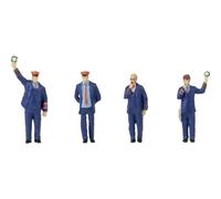 Ensemble de Figurines avec Effet sonore - Personnel de Train et Sifflement de Mouton