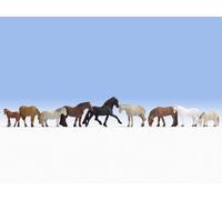 Ensemble De Figurines Chevaux H0 15761