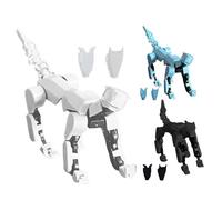 Ensemble de figurines d'action 3, Titan 13, jouet robot mobile multi-articulé imprimé en , chien robot factice 13, figurine d'action de chien robot, jouets amusants pour décorations de bureau